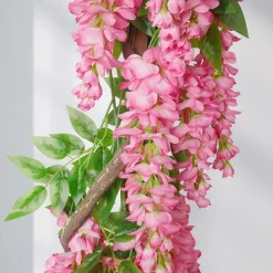 Dtopbuyage - Fleurs artificielles de glycine et de cassia fistula pour décoration du plafond rose*2 Online