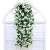 Dtopbuyage - Fleurs artificielles - tiges, paniers mural et fleurs pour décoration blanc - Best