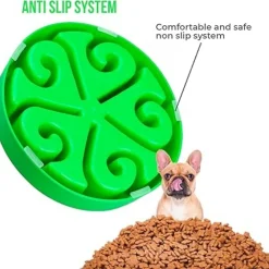 Dtopbuyage Gamelles Et Autres Accessoires | - Gamelle anti glouton vert plateau interactif pour animaux compagnie