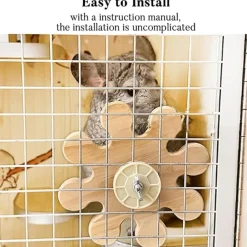 Dtopbuyage Cages Et Accessoires | - Jouet tournant pour chinchillas et rongeurs