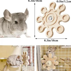 Dtopbuyage Cages Et Accessoires | - Jouet tournant pour chinchillas et rongeurs