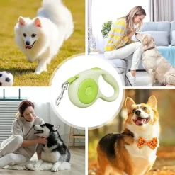 Dtopbuyage - Laisse rétractable antidérapante pour chiens Best
