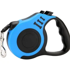 Dtopbuyage - Laisse rétractable 5m bleue pour chien Discount