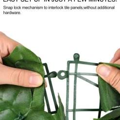 Dtopbuyage - Lierre artificiel pour décoration extérieure feuilles de pothos New