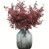 Dtopbuyage - Lot de 10 fleurs d'automne artificielles de gypsophila pour diverses décorations Hot