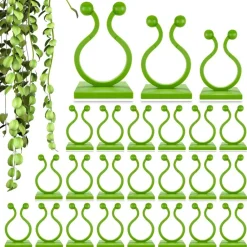 Dtopbuyage Pots, Jardinières Et Carrés Potagers | - Lot de 50 pinces à plantes pour support mural petit