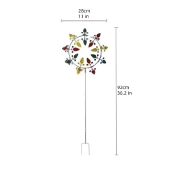 Dtopbuyage Outils De Jardinage Et Accessoires | - Moulinets de décoration pour jardin couleur