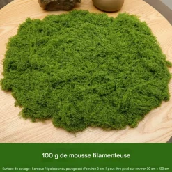 Dtopbuyage - Mousse artificielle de 100g*2 pour décoration de jardin Hot