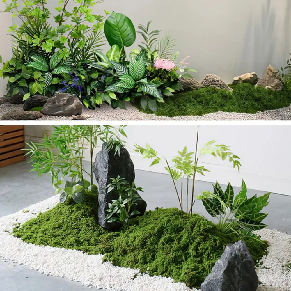 Dtopbuyage - Mousse artificielle pour décoration de jardin pack de 2 Clearance
