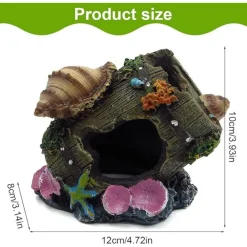Dtopbuyage Plantes Et Décoration | - Ornement aquarium barrel cave 1 pcs
