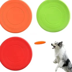 Dtopbuyage Jouets | - 3 pack frisbees en caoutchouc naturel pour chien