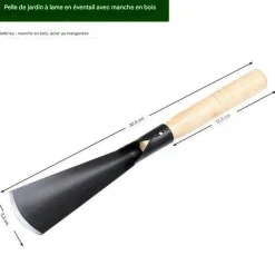 Dtopbuyage Outils De Jardinage Et Accessoires | - Pelle de terrage pour outils de jardinage tête ronde