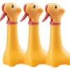 Dtopbuyage - 3 pièces arrosoirs portables dessin animé plastique jaune pour enfants