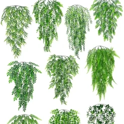 Dtopbuyage - Plantes artificielles - tiges de fougères et de feuilles persanes pour mur type a -