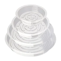 Dtopbuyage Pots, Jardinières Et Carrés Potagers | - Plateaux de soutènement pour pots de plantes transparents 15cm10pcs