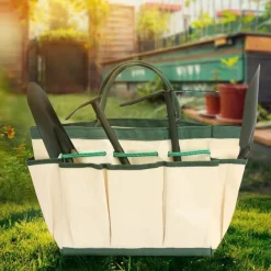 Dtopbuyage Vêtement Pour Le Jardin | - Sac de jardin 8 compartiments 30x14x25cm