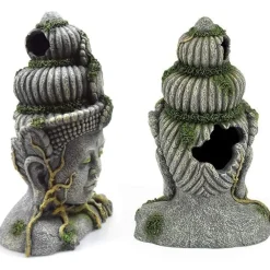 Dtopbuyage - Statue tête bouddha déco aquarium Outlet
