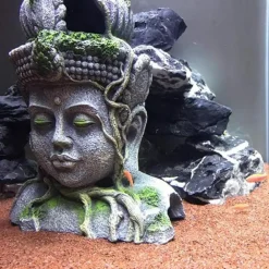 Dtopbuyage - Statue tête bouddha déco aquarium Outlet