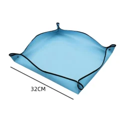 Dtopbuyage - Tapis de rempotage pour le jardinage bleu, 32cmx32cm New