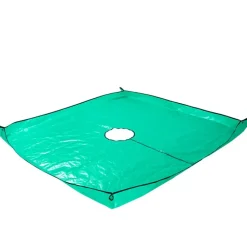 Dtopbuyage Pots, Jardinières Et Carrés Potagers | - Tapis pour collecter les feuilles tombées en jardinage 200 x 200 cm, ouverture 60 cm