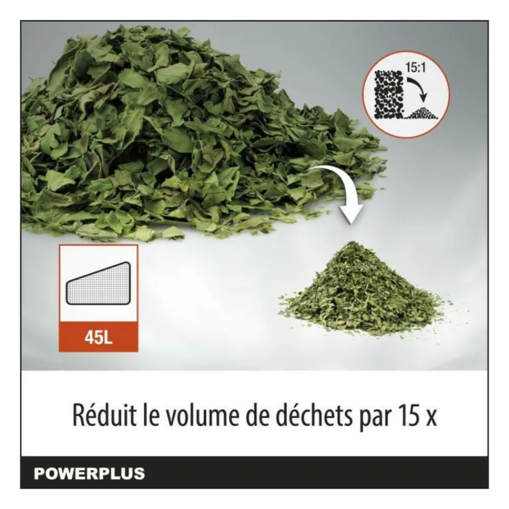 Dual Power Broyeurs, Nettoyeurs Et Souffleurs | - Aspirateur souffleur broyeur a batterie 40v powdpg75270 - moteur brushless - livré sans batterie ni chargeur