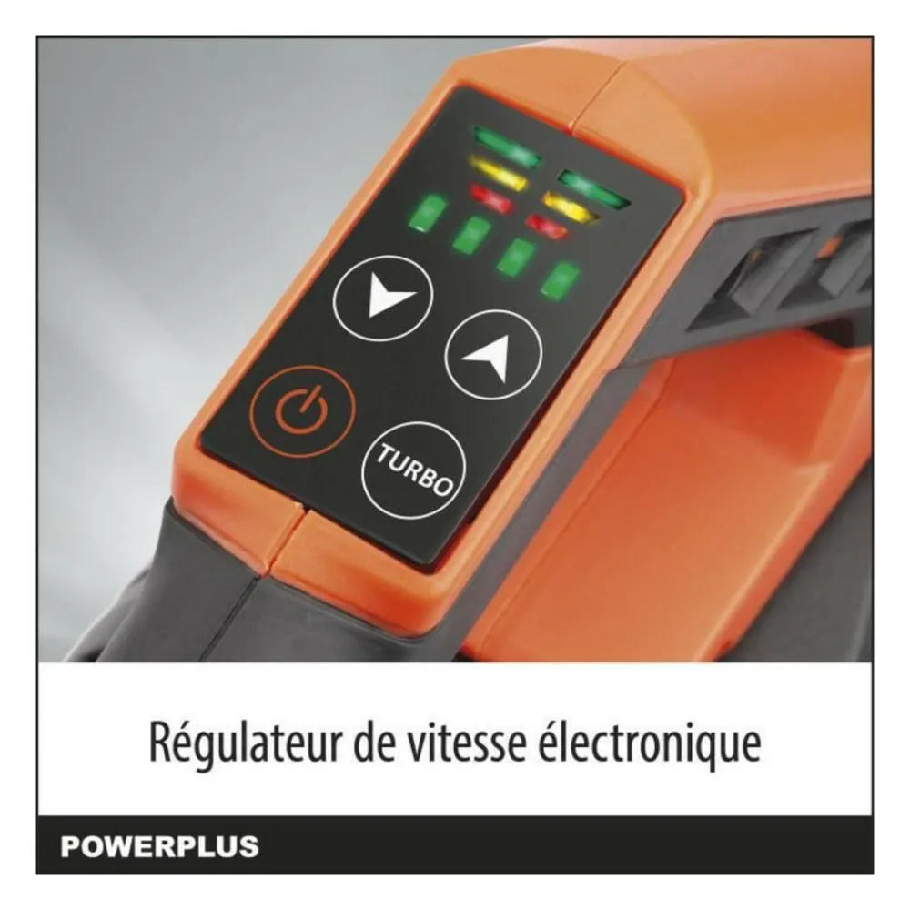 Dual Power - Souffleur de feuilles a batterie 40v powdpg7526 - moteur brushless - livré sans batterie ni chargeur New