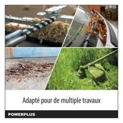 Dual Power Broyeurs, Nettoyeurs Et Souffleurs | - Souffleur de feuilles a batterie 20v powdpg7521 - livré sans batterie ni chargeur