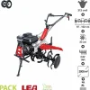 Dunsch - Motoculteur thermique avec roues pneumatiques travail 102cm vitesses 2av-1ar lea le42212-97w21 Best