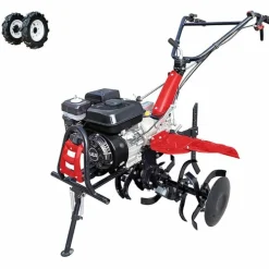 Dunsch - Motoculteur thermique avec roues pneumatiques travail 102cm vitesses 2av-1ar lea le42212-97w21 Best