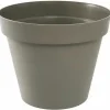 Eda Pots Et Jardinières | - Pot de fleur rond ø 48 x 40 cm - 43 l - taupe