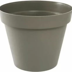 Eda Pots Et Jardinières | - Pot de fleur rond ø 48 x 40 cm - 43 l - taupe