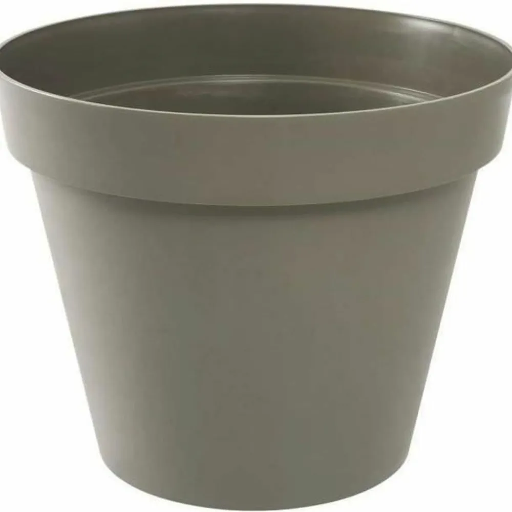 Eda Pots Et Jardinières | - Pot de fleur rond ø 48 x 40 cm - 43 l - taupe
