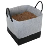 Eda - Sac à granulés feutrine 60l jura montania - 40 x 40 x 40 cm Online