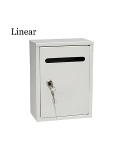 Edm - Boîte à lettres en acier modèle linear blanche Online