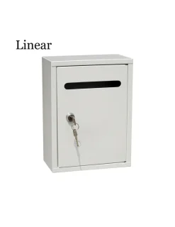 Edm - Boîte à lettres en acier modèle linear blanche Online