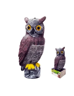 Edm Anti-Nuisibles | - Chouette repulsifs oiseau ø19x40cm