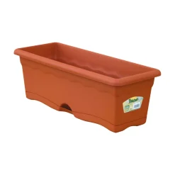Edm Pots Et Jardinières | - Jardinière plaque intégrée 60x20cm terre cuite