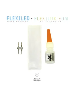 Edm - Kit raccordement tube flexilux/flexiled 2 voies Best
