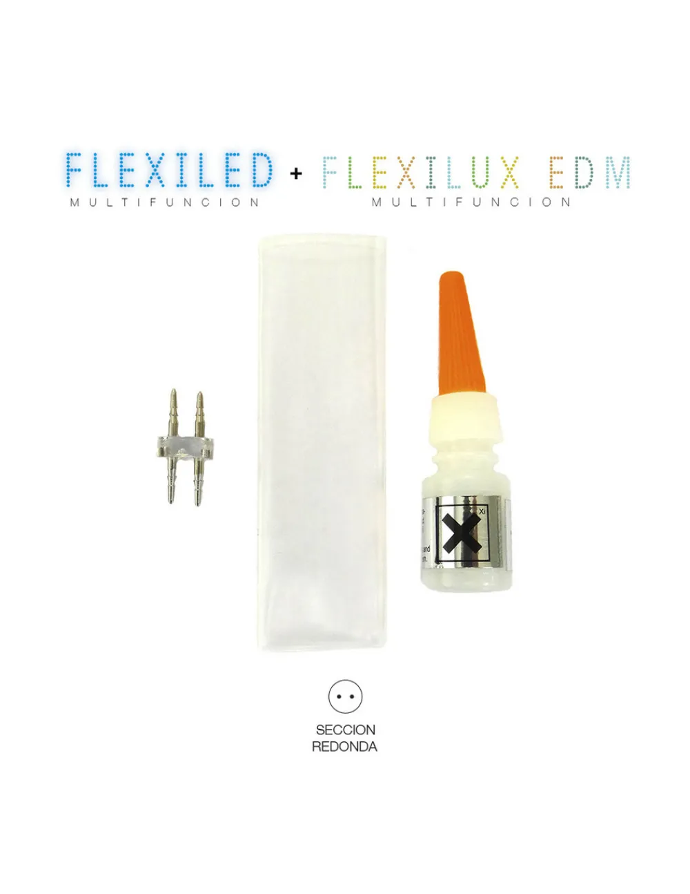 Edm - Kit raccordement tube flexilux/flexiled 2 voies Best