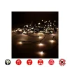 Edm - Rideau icicle easy-connect 2x0,5m 12 bandes blanc chaud 30v (usage int. Ext.) total 0,72w Discount