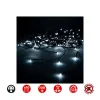 Edm - Rideau lumineux easy-connect 2x1m 10 bandes 100 leds blanc froid 30v (usage int. Ext.) total 1,8w Hot