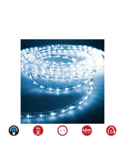 Edm - Tube flexiled 48m. 2 voies fixes 30 leds/m bleu Clearance