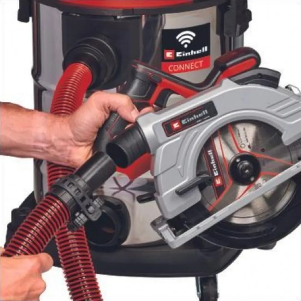 Einhell Broyeurs, Nettoyeurs Et Souffleurs | - Aspirateur eaux et poussières sans fil tp-vc 36/30 s - sans batterie ni chargeur