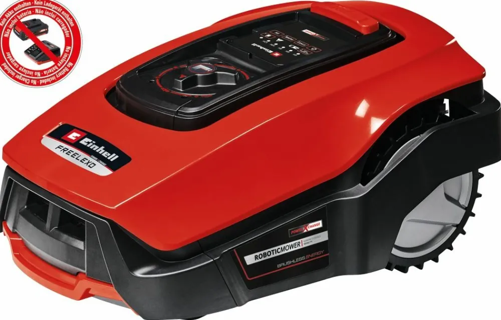 Einhell - Robot freelexo 450 bt solo - surfaces jusqu’à 450 m2 - largeur de coupe 18 cm