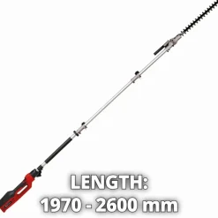 Einhell Taille-Haies, Tronçonneuses Et Élagueuses | - Taille-haies télescopique électrique gc-hh 90/2046 t - jusqu'à 2,6 m + chaîne et sangle