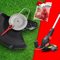 Elem Garden Technic Coupe-Bordures Et Débroussailleuses | - Lot de 20 lames pour coupe bordures