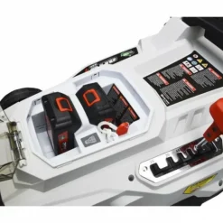 Elem Tondeuses | - Tondeuse a gazon a batterie 37cm 40v (2x 20v 2ah) - moteur induction - fonction mulching- tde40v37-li2bf