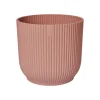Elho - Cache-pot "Vibes fold", coloris rose poudré - D.22cm Hot