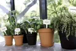 Elho - Pot Provence en plastique, noir Ø 40 cm Best