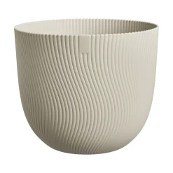 Elho - Pot Sereh rond, coloris beige champignon - D.29,5xH.25,3cm Outlet
